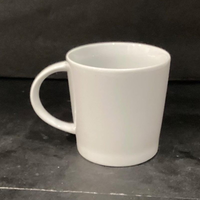 Starbucks White Embossed Letters Coffee Cup, Neutral Raised Design Drinkware