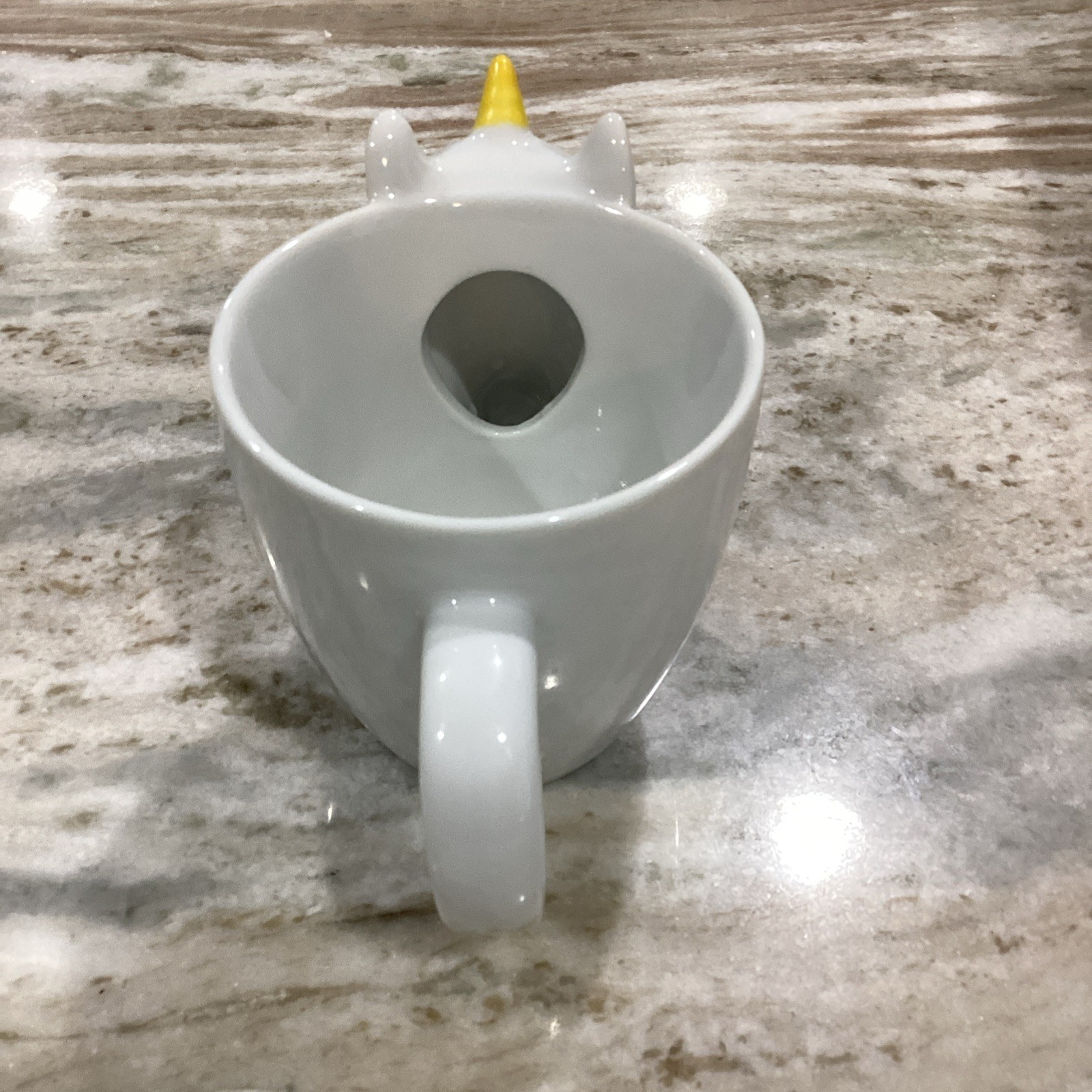 3D Unicorn Heat Changing Coffee Mug Rainbow Color Changing Ceramic