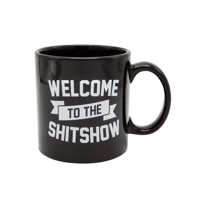adult-novelty Hilarious Big Attitude Mug with Black & Gold Lettering – 22 oz