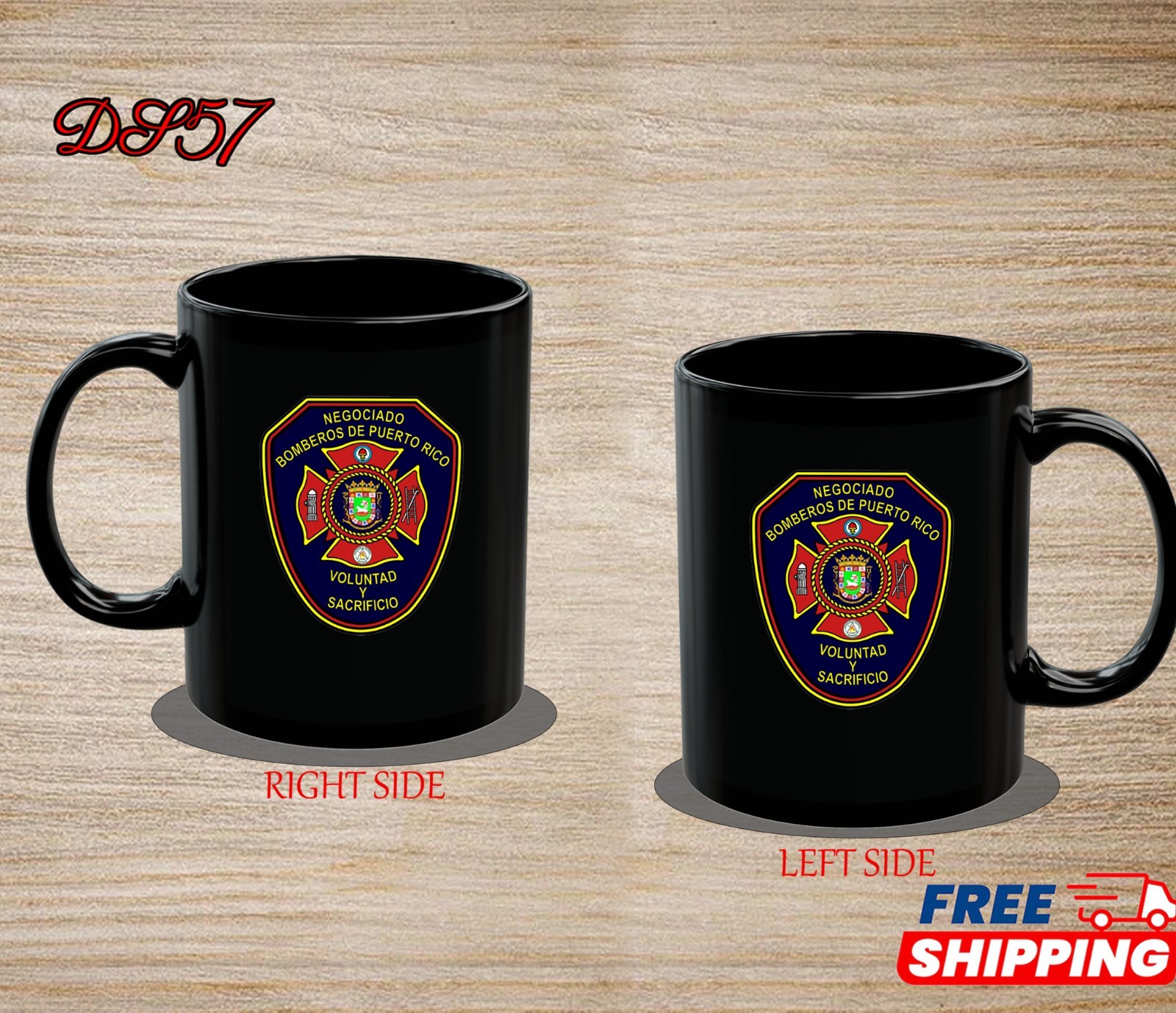 Puerto Rico Fire Department Firefighters Coffee Mug 11 oz 15 oz Gift Idea