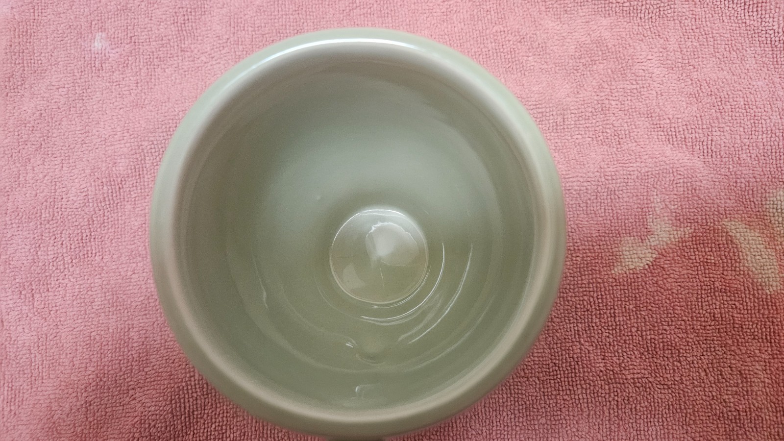 ‡ ☕ Gail Pittman Polka Dot Pale Green Ceramic Coffee Mug • 8 fl oz (1 cup)