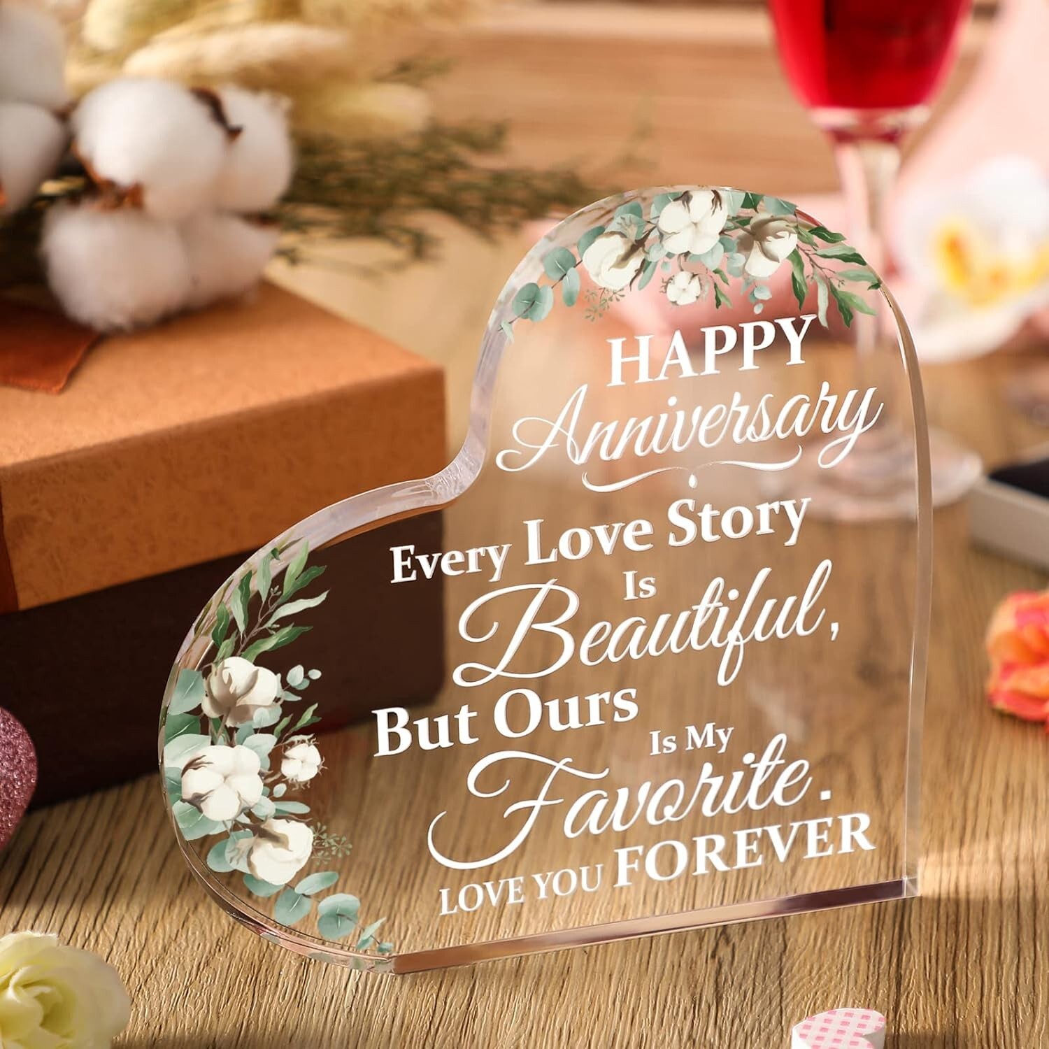 Wedding Gift for Her Years of Marriage Gift Happy Anniversary Present for Woman