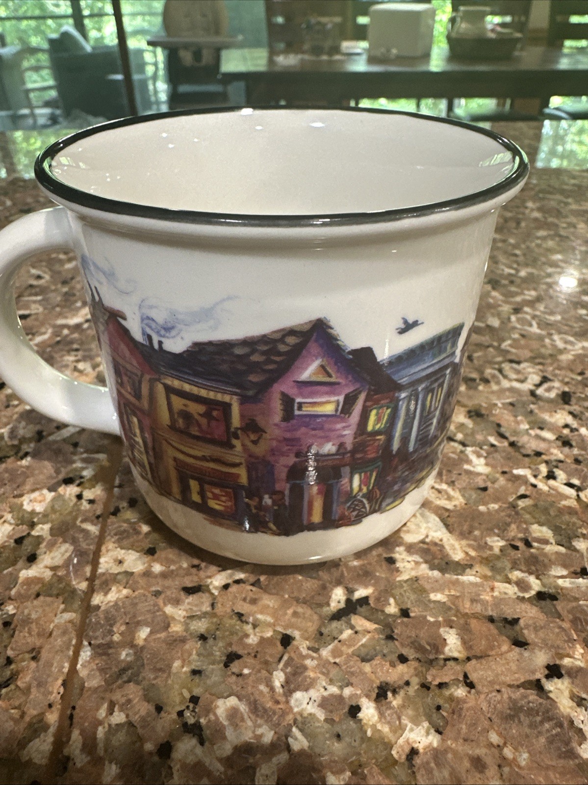Harry Potter Cara Kozik HTF Dragon Alley Mug Owl Crate Coffee Cup