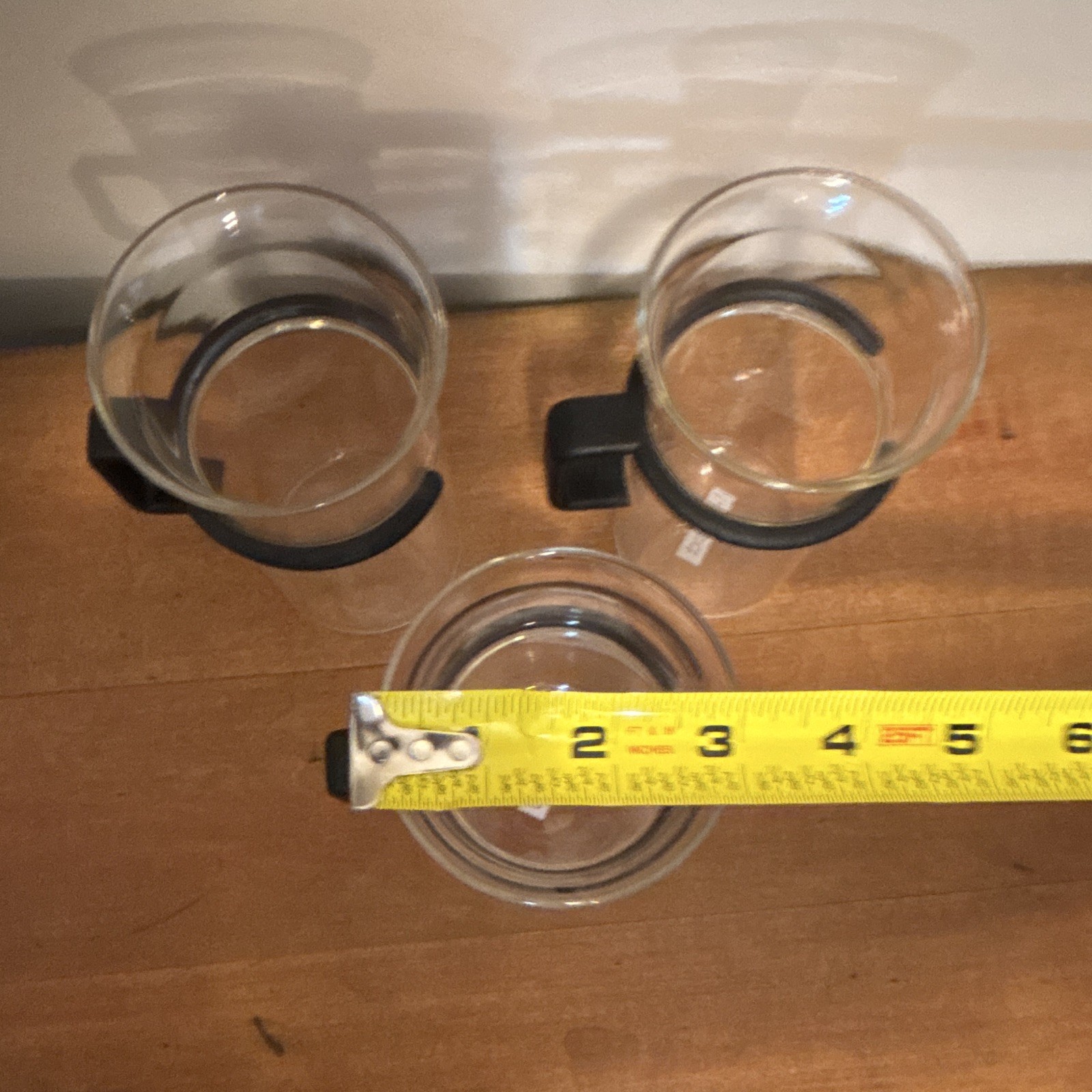 3 Bodum Tall Glass Star Trek Picard Style Coffee Tea Mugs