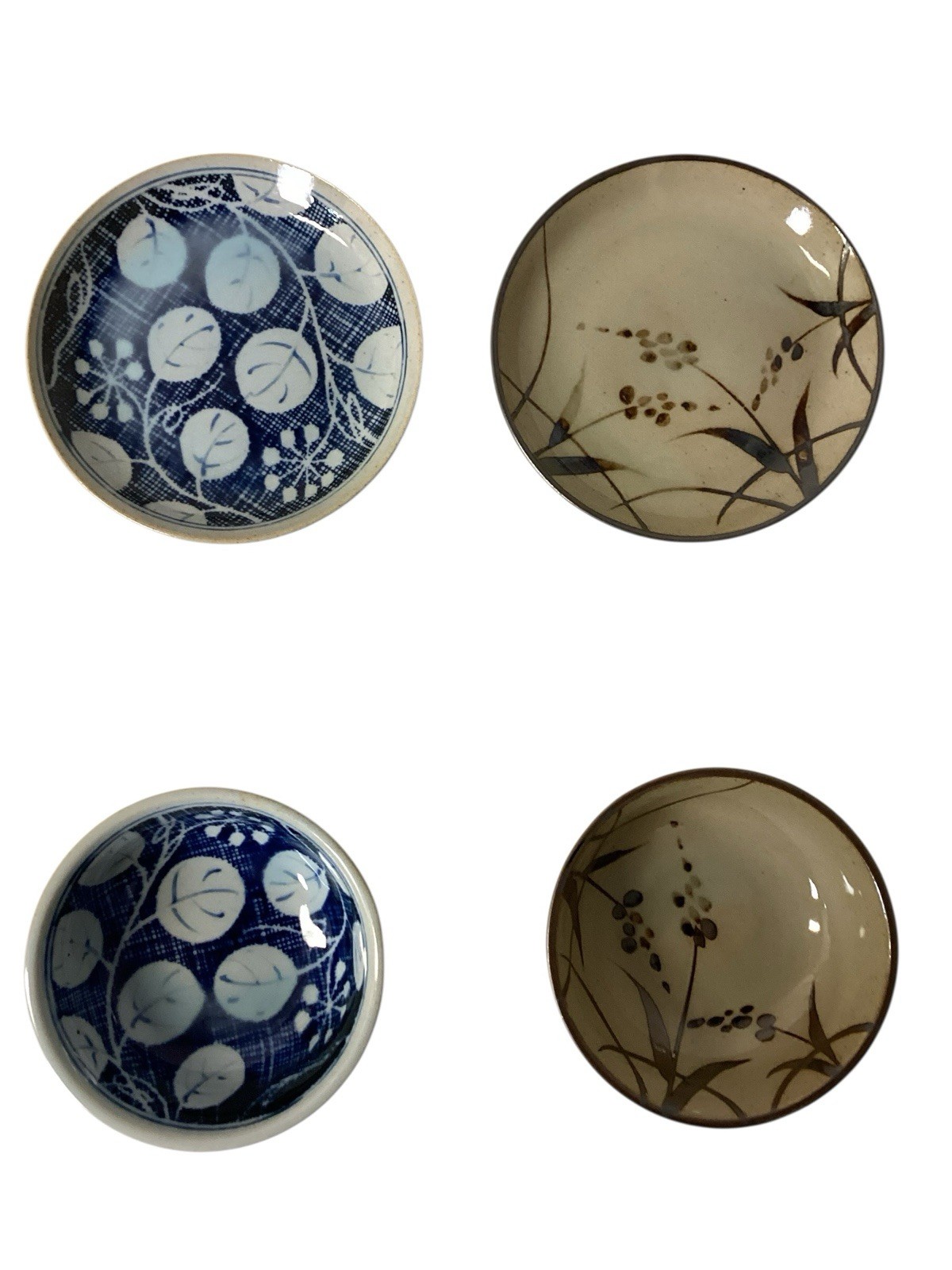 VTG Aito Japanese Dishes Of The Four Seasons Appetizer Plates/Bowls Boxed Japan