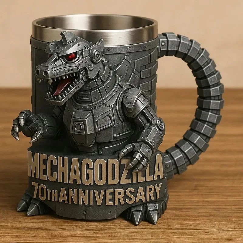 14cm New Godzilla 70th Anniversary3Dmug Godzilla 70th Anniversary Resin Mug