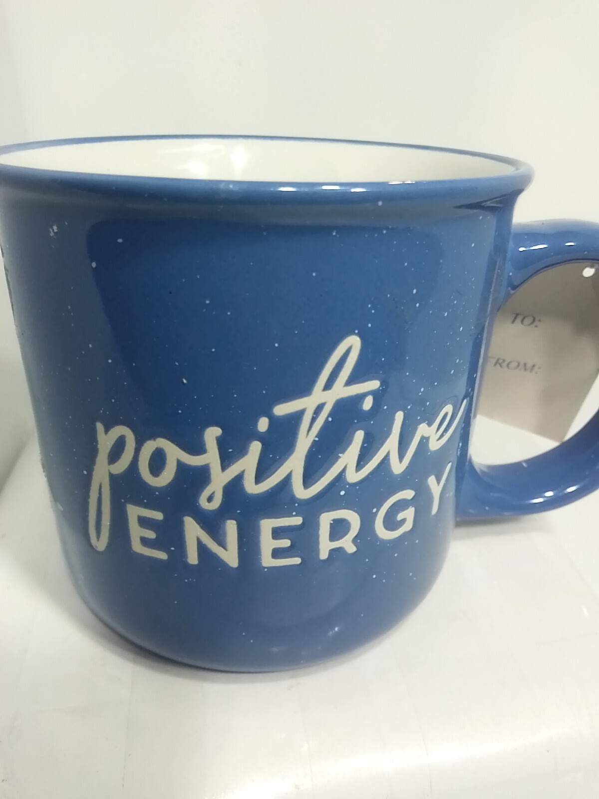 POSITIVE ENERGY COFFEE MUG. POSITIVE ENERGY MUG. Art Deco Mug. B261