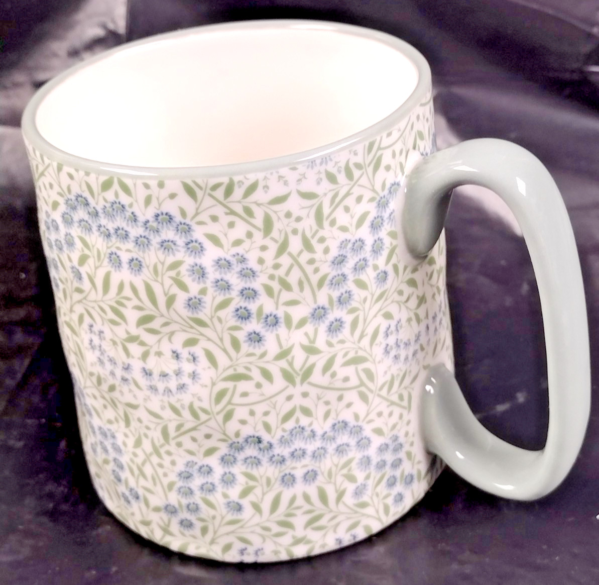 Artisan Collection 10 STRAWBERRY STREET Blue Pastel Flowers 14oz Mug