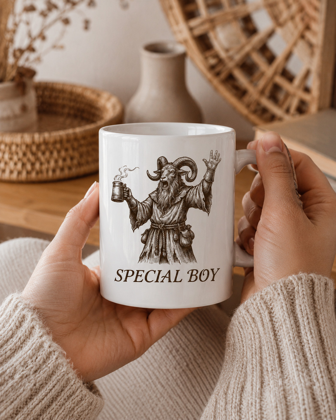 Dungeon Crawler Carl Inspired Mug,Prepotente Mommy’s Special Boy cup,Funny Goat