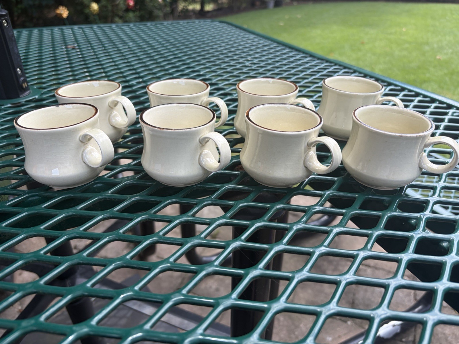 Set of 8 “Celtic Irish Fine Earthenware” – ‘Ennis Espresso Coffee Ceramic Cups