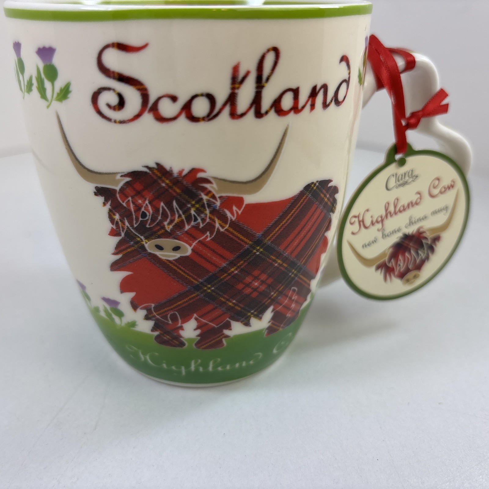 Scotland Higland Cow Mug Porcelain Cup 13 fl oz by Royal Tara