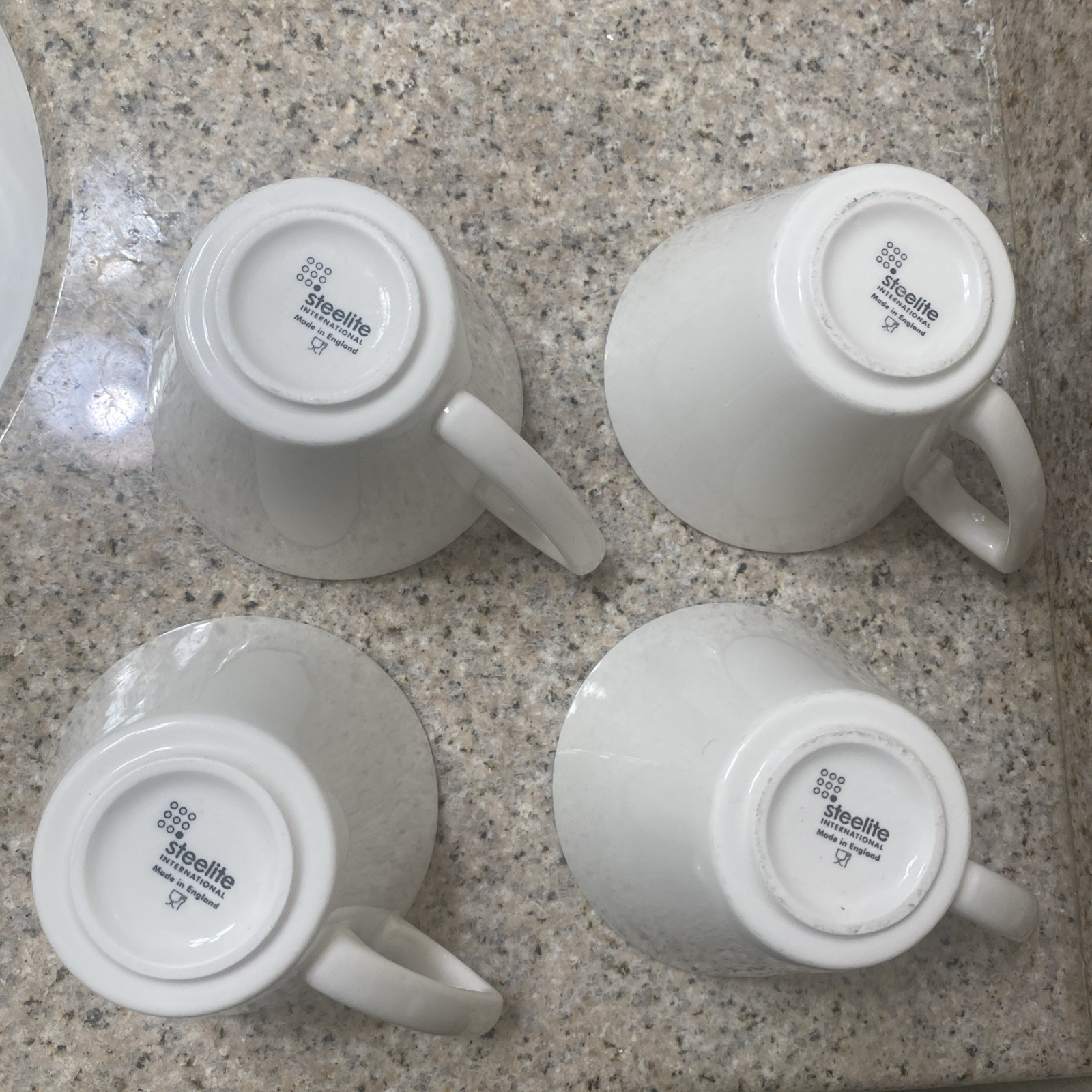 Steelite Mugs Cups Set of 4 White