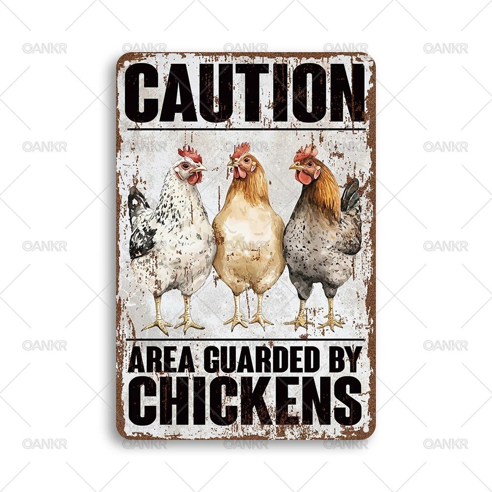 Funny Chicken Gift Tin “I’m Going to Let God Fix It” Christian Gift Chicken