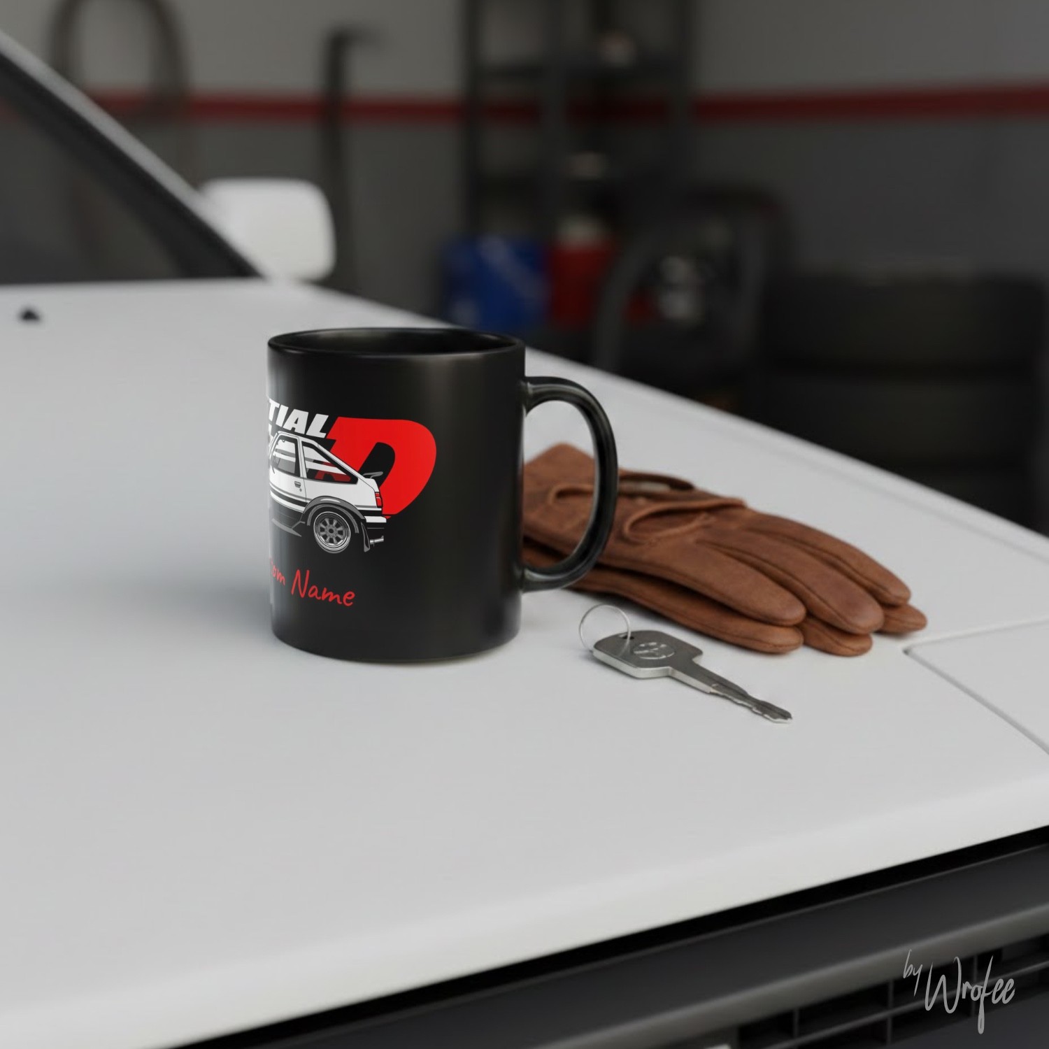 AE86 Hachi-Roku Mug: Personalized Vintage JDM Trueno Sports Car Cup Gift