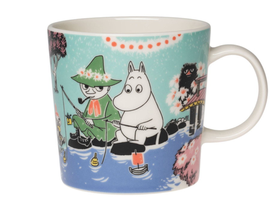 Moomin Arabia Mug 0.3L Simple Joy Blue Color Limited Edition 2026 porcelain New