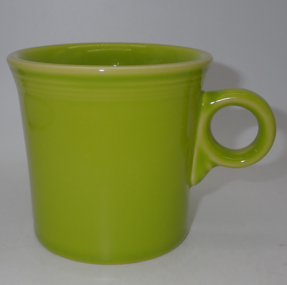 Fiesta Coffee Mug Chartreuse Green O-Ring Handle Ceramic HLC USA