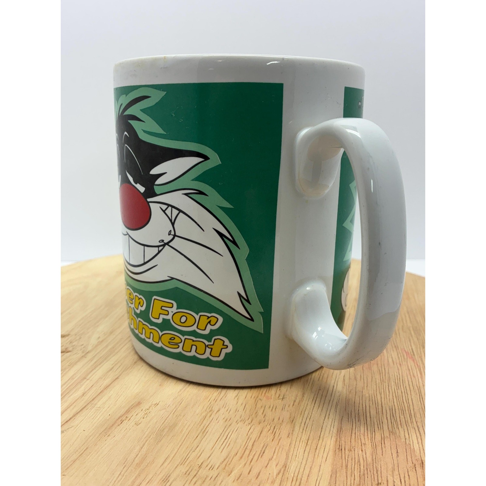 Sylvester & Tweety Mug Warner Bros Studio Store 1996 Vintage Looney Tunes