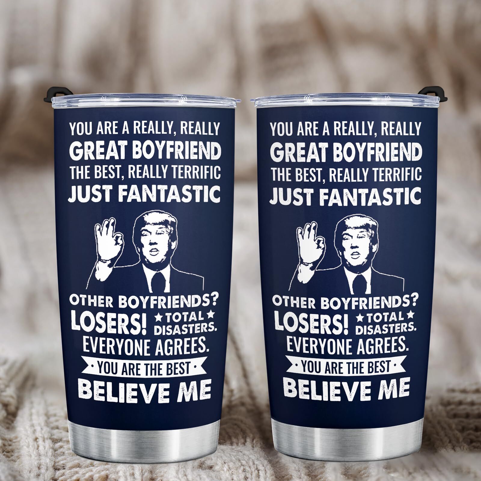 Christmas Gifts For Boyfriend Funny Boyfriend Gifts Tumbler 20 Oz Birthday Gifts