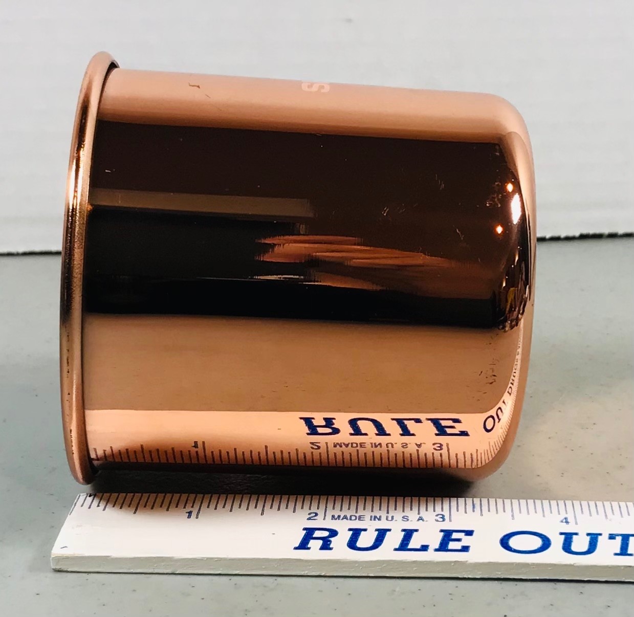 Shelby Cobra Copper and Stainless Steel Cup Coffee Mug – 3.5 in by 3.5 in