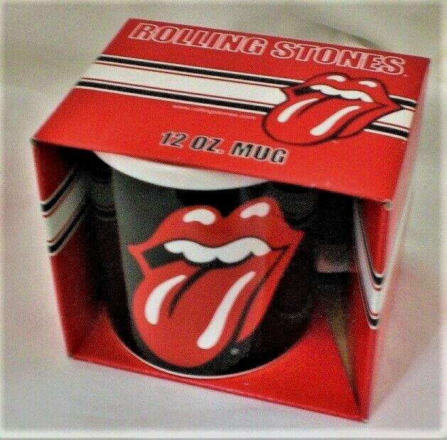 ROLLING STONES COFFEE MUG VANDOR BOXED NEW
