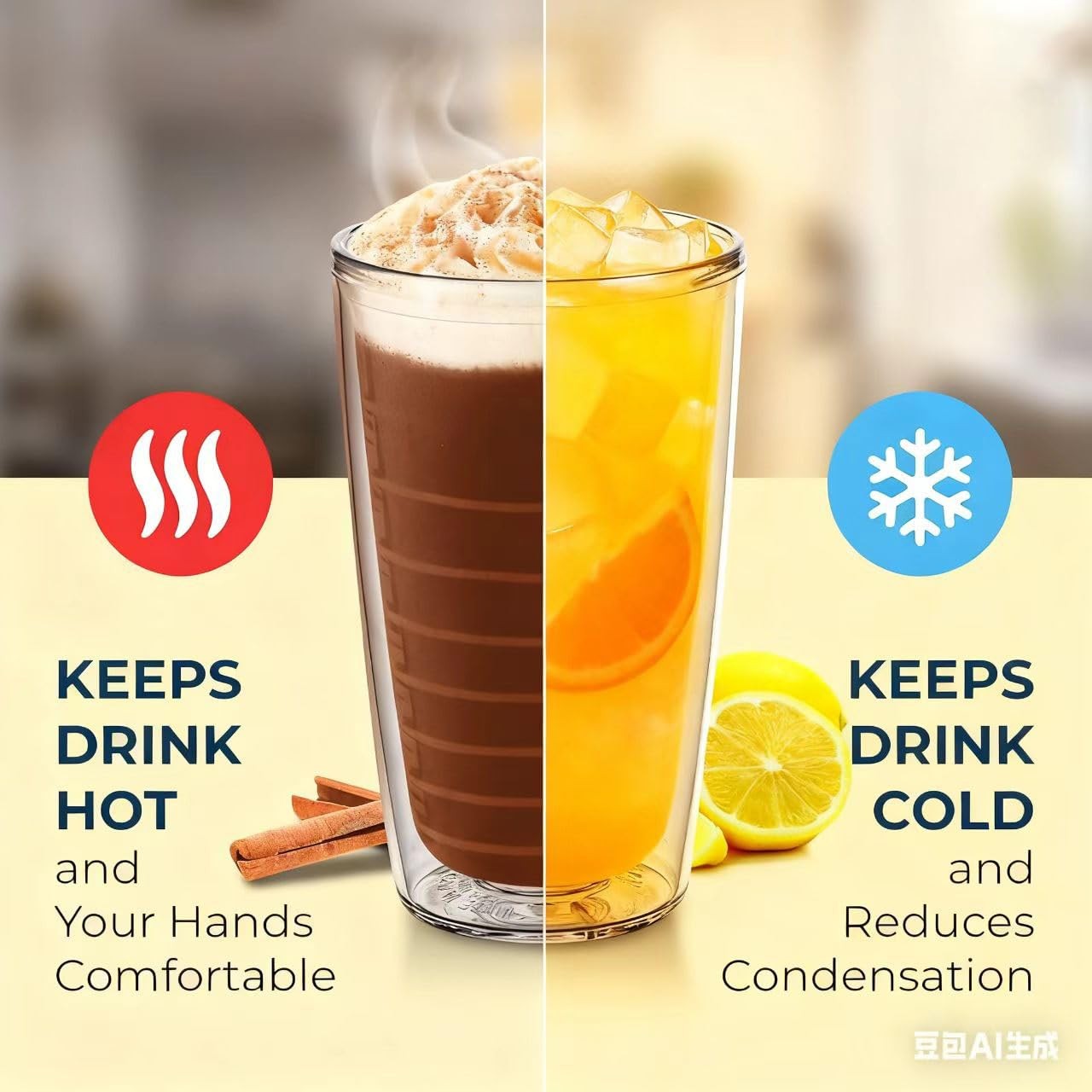 Unbreakable 16oz Tumblers Set of 4 – Plastic Double Wall Insulated Cups, Shat