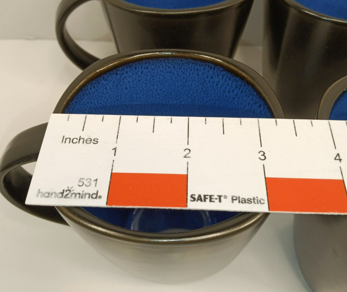 Gibson Designs Soho Lounge Blue Mug Lot Of 4