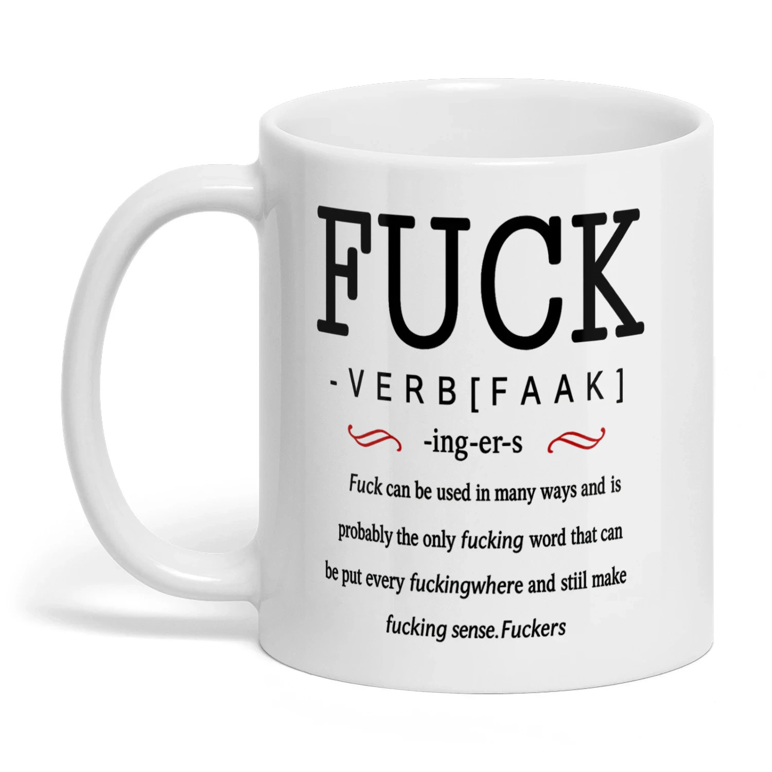 Funny Offensive Coffee Mug Zero F*cks Given Adult Humor Cup Coworker Gift Mug