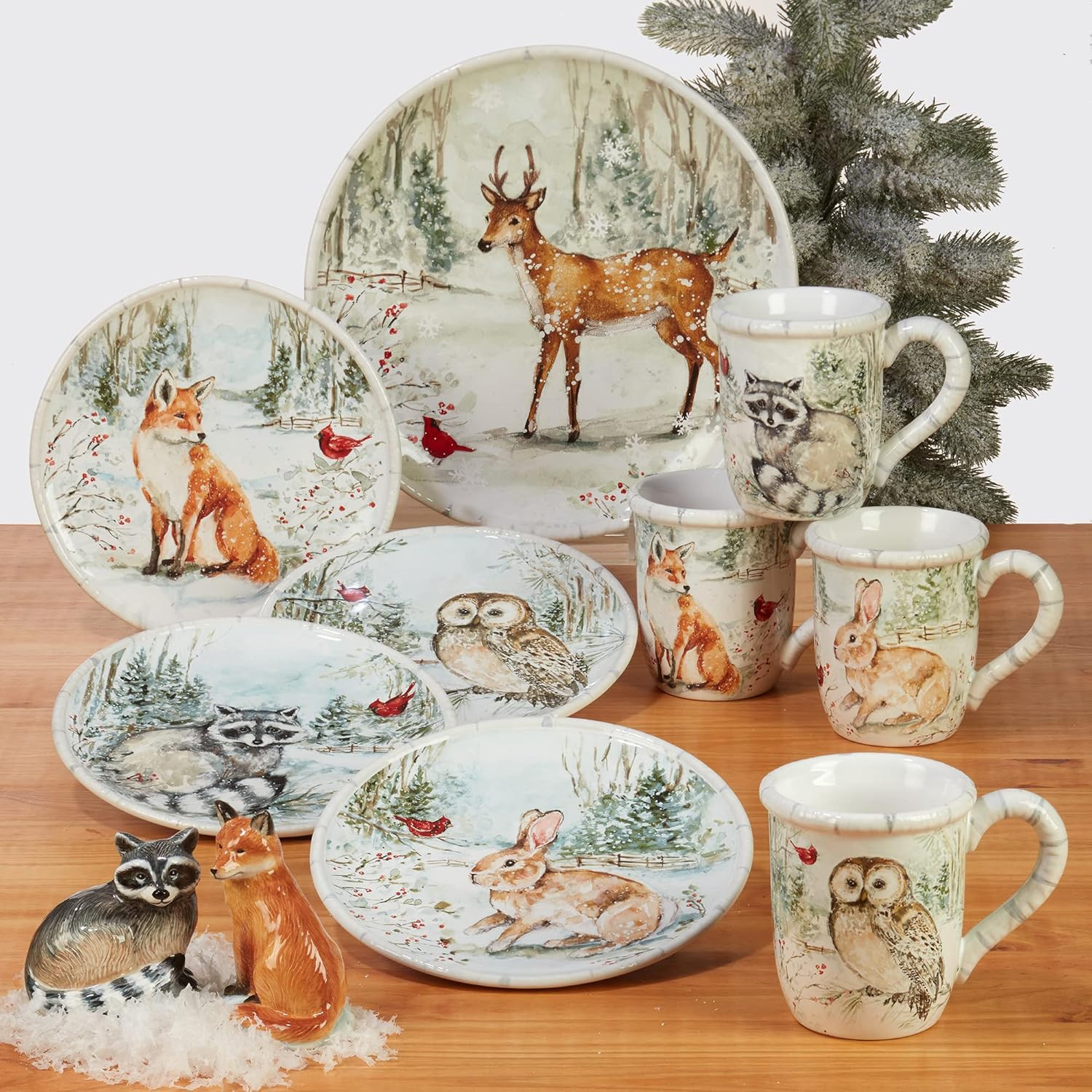 Winter’s Walk 16 Oz. Mugs Set of 4 – Pack of 3,