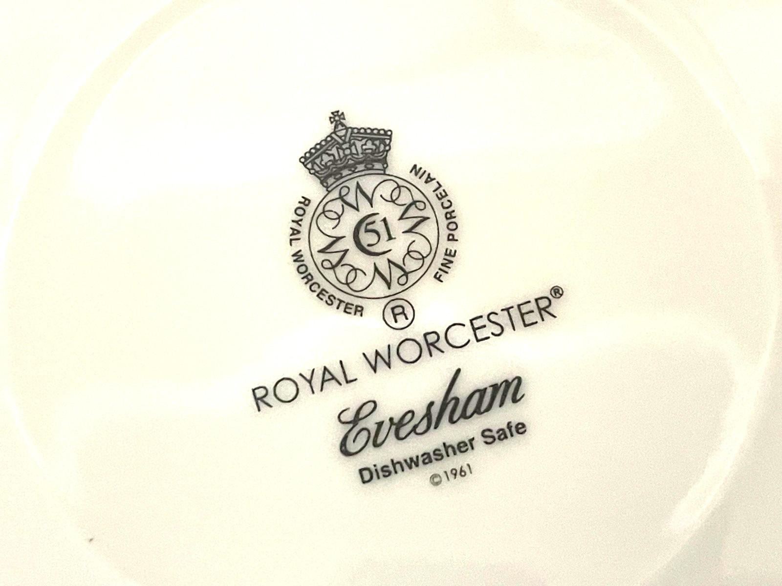 Royal Worcester Evesham Gold Coffee Mugs (Set Of 4)
