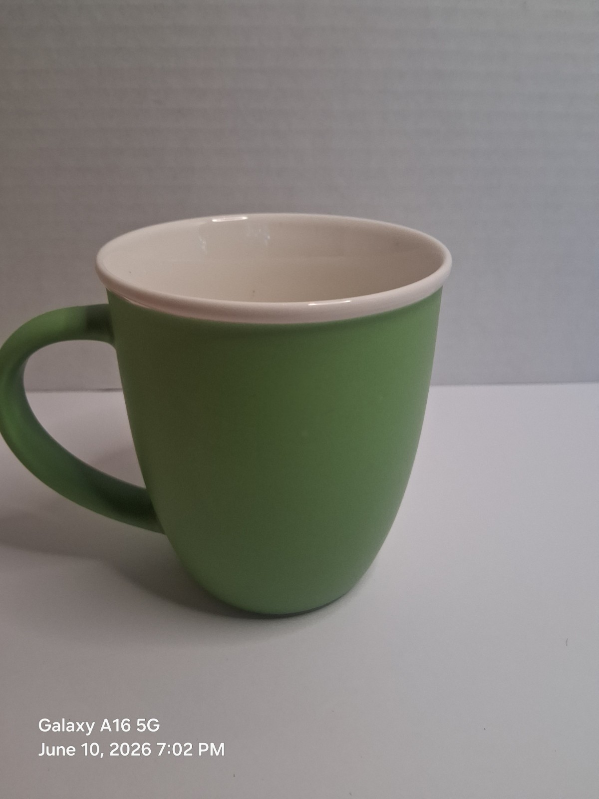 LIFVER Ceramic Coffee Mug Set of 4 Solid Color Multicolor Modern Round