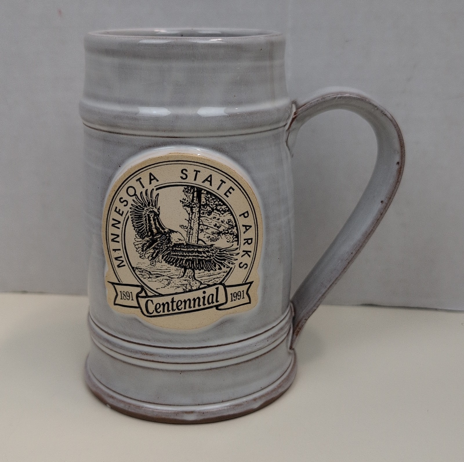 Deneen Pottery Minnesota State Parks Centennial Stein Mug Hand Thrown