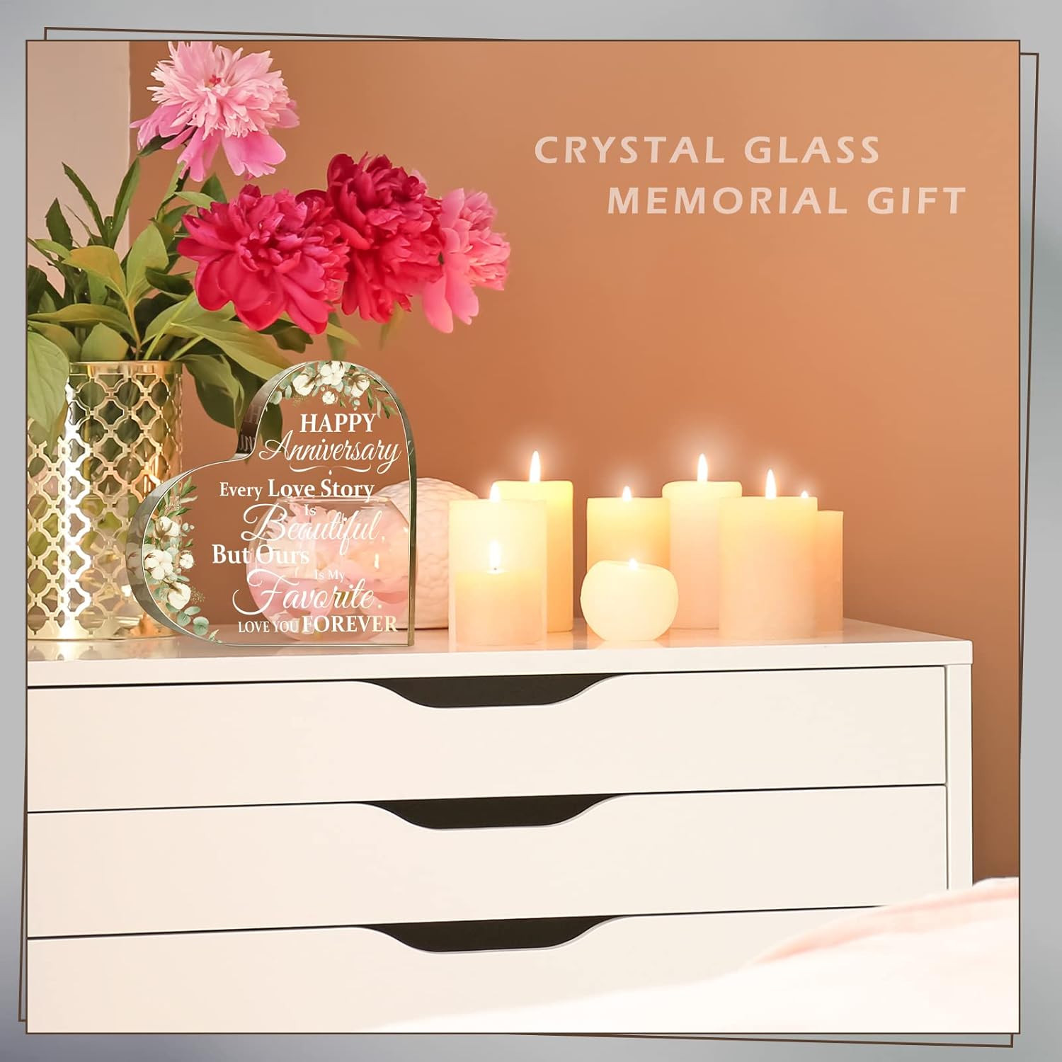 Wedding Gift for Her Years of Marriage Gift Happy Anniversary Present for Woman