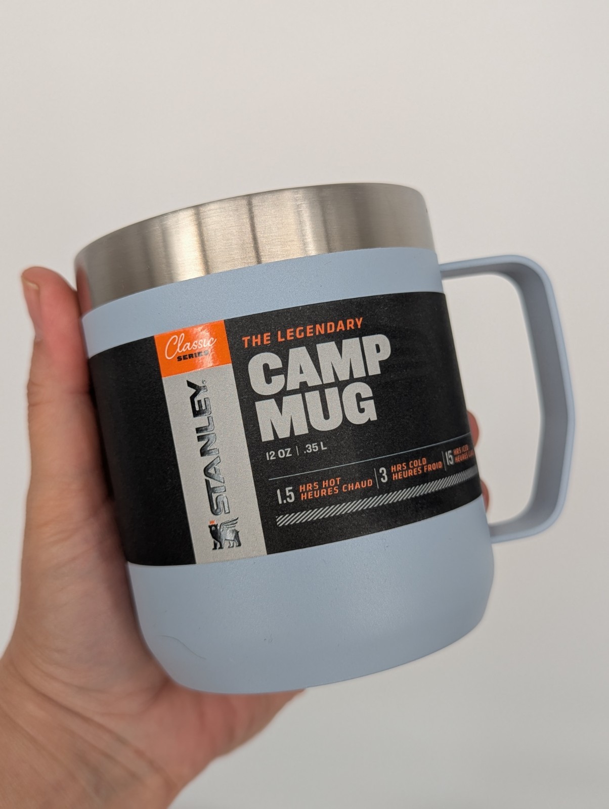 new STANLEY Classic Legendary Camp Mug Cup & lid Coffee ☕ 12oz Dreamscape Blue