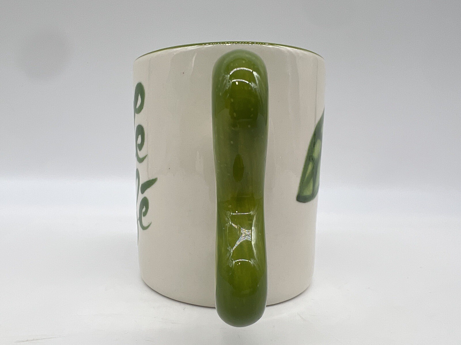 Anthropologie Harlie Brown Studio Belle Journée Stoneware Mug “ Le Cafe”