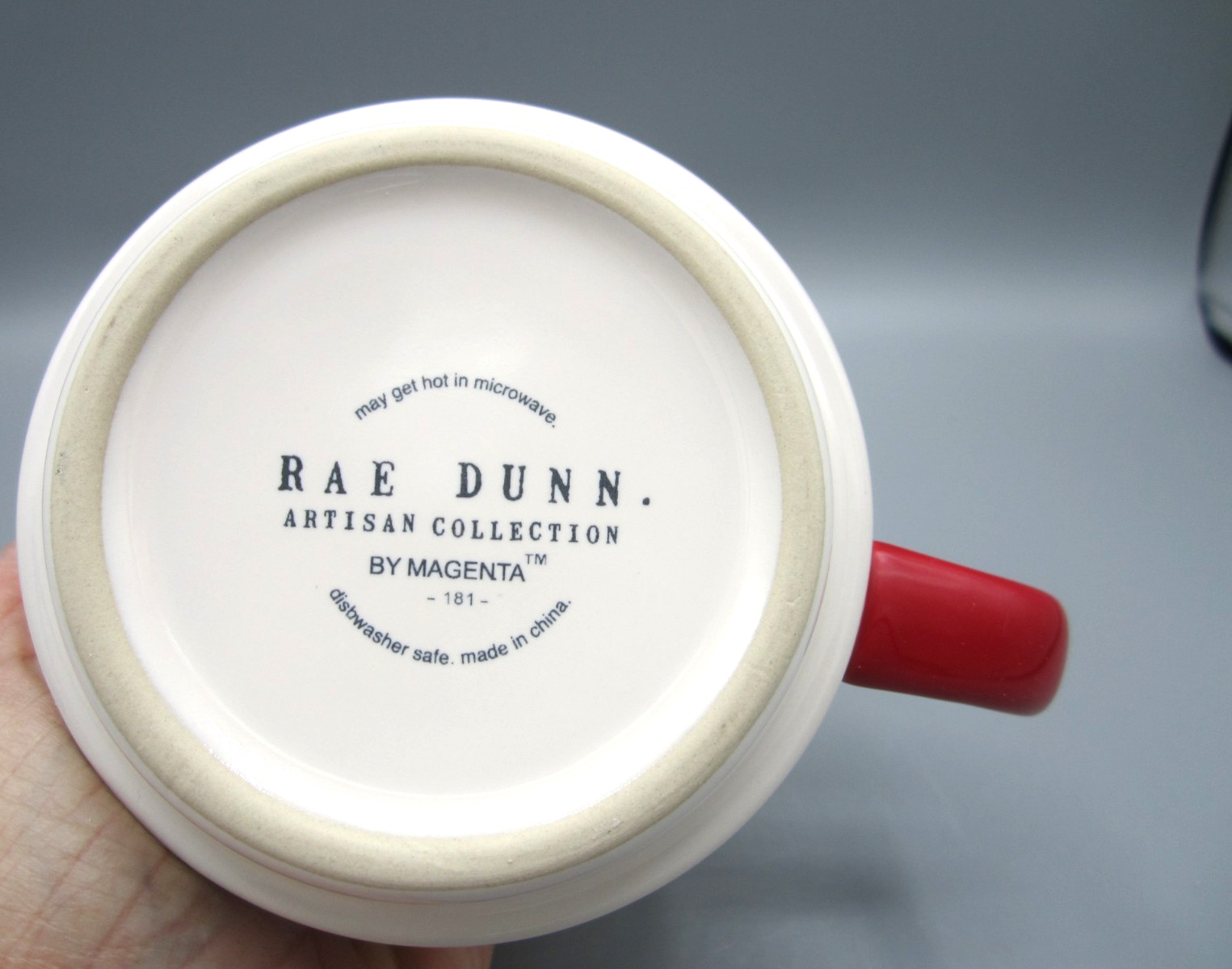Pair of Rae Dunn Stackable White Treats Cocoa Coffee Tea Mug 14 oz Each (152)