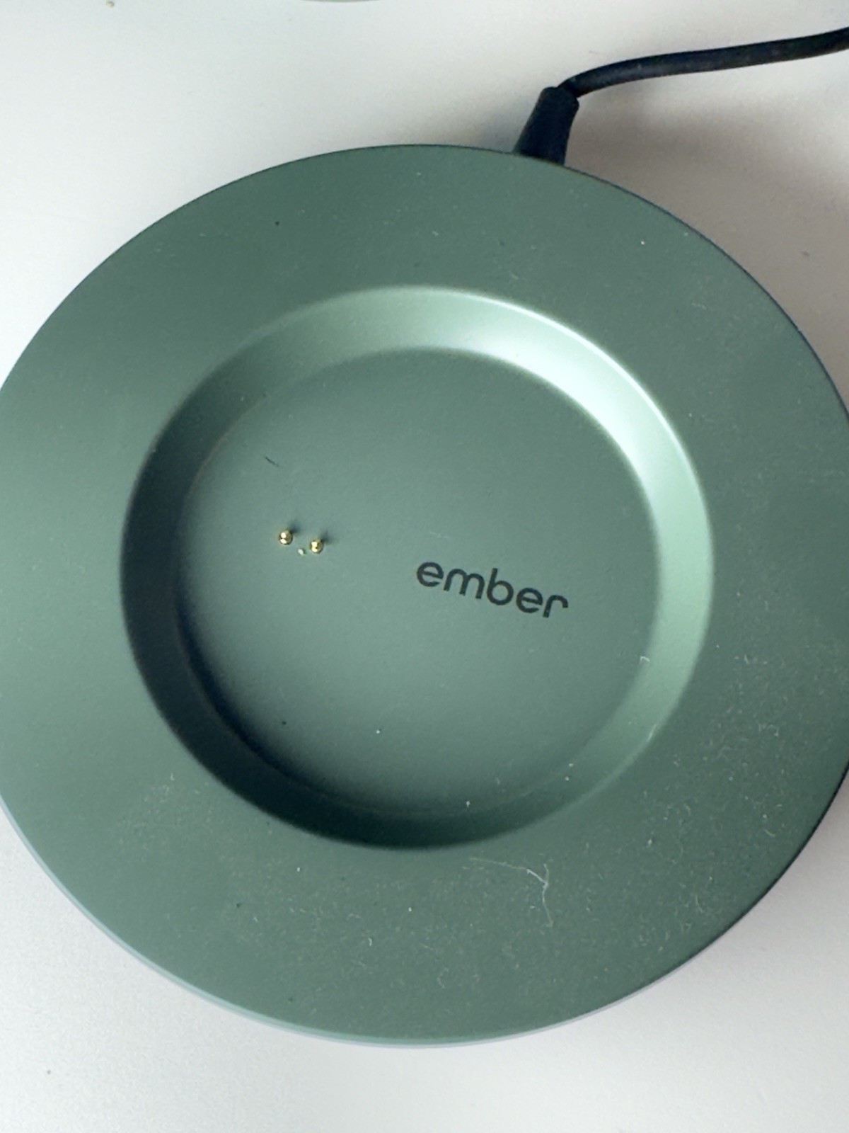 Ember Mug 2 Sage Green 14 oz Temperature Control Smart Coffee Mug Works Great