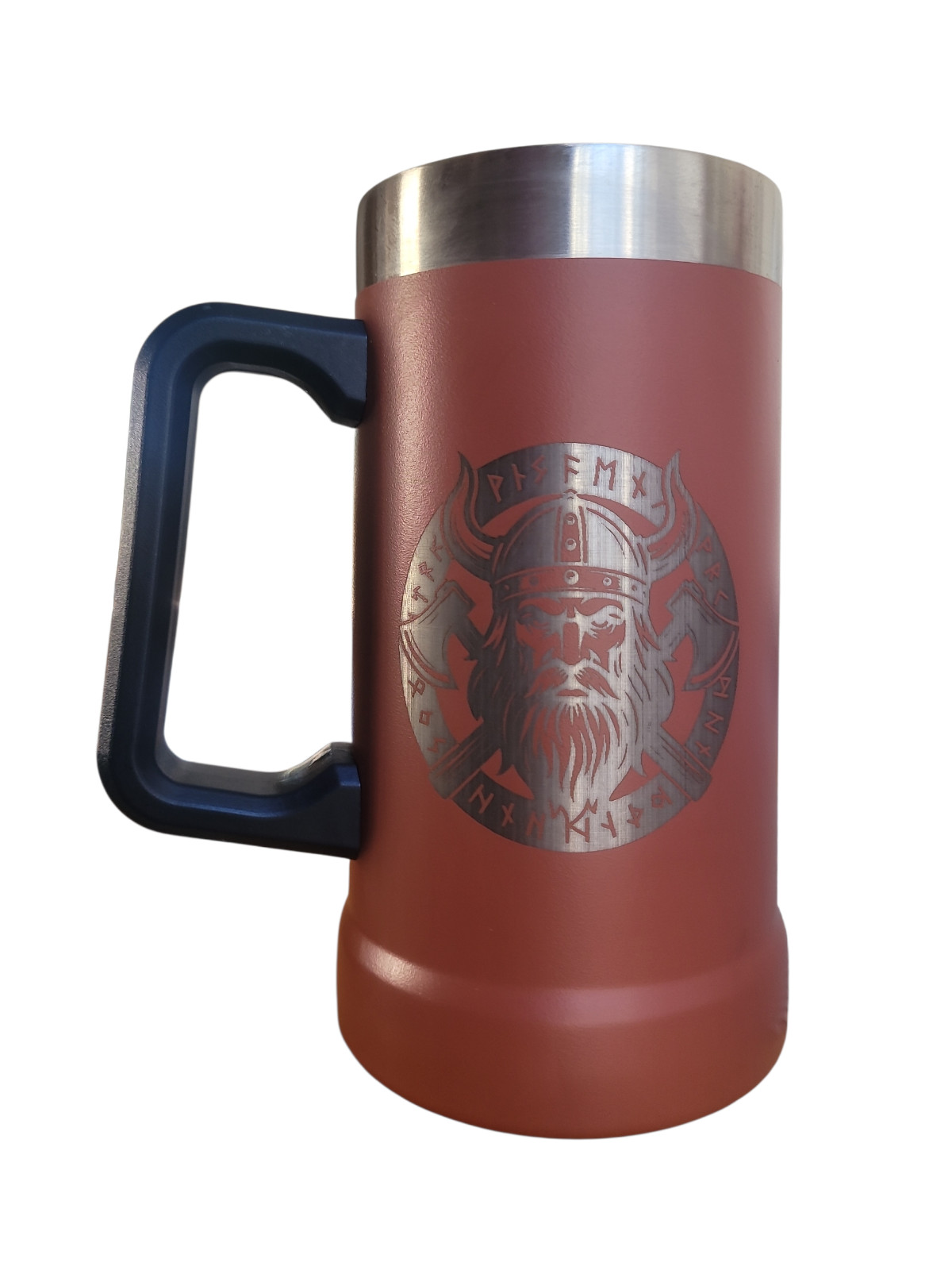 Medieval Viking Stainless Steel Insulated Beer Stein Tankard Beer Mug Tumbler TR