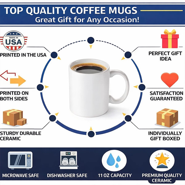 250 Years USA Anniversary Coffee Mug 1776-2026 Patriotic Eagle Ceramic Cup TREND