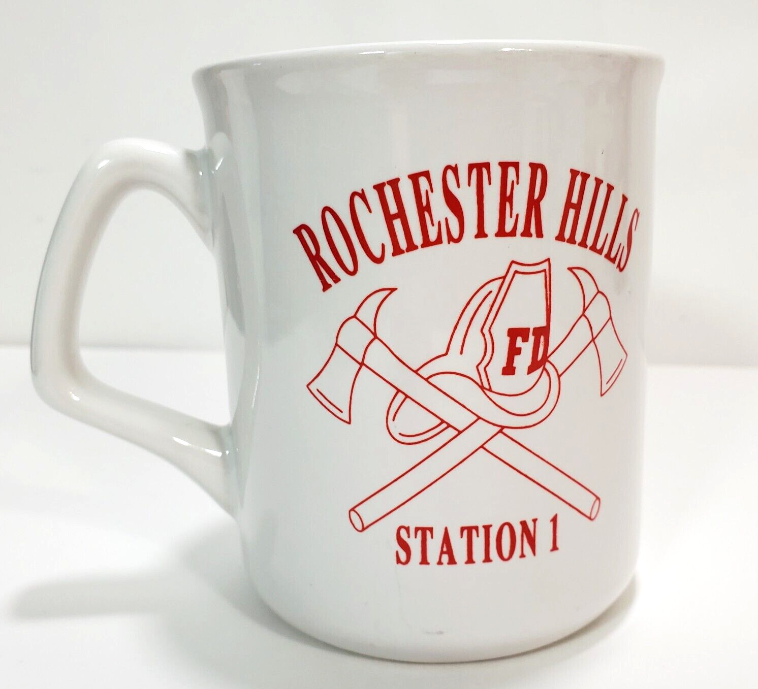 Rochester Hill Michigan Fire Station 1 Fireman Coffee Tea Mug Cup