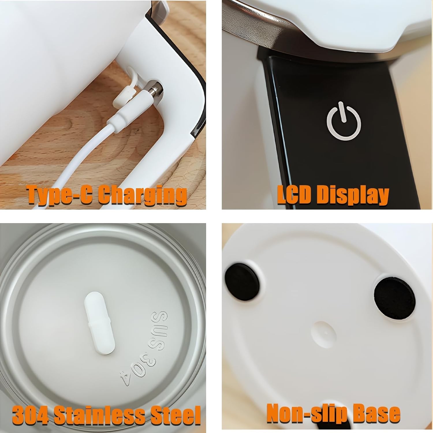 Automatic Magnetic Electric Self Stirring Mug Cup Mixing Coffee Milk Tea Beer