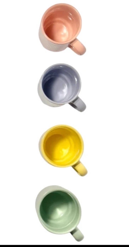 Spring Espresso Mug Cup Stack 5 Piece Set Stackable Holder NEW WO Tags