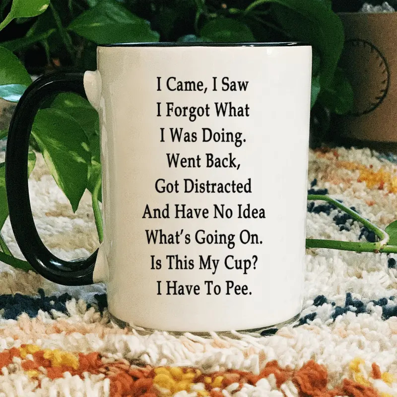 11 oz, Funny mug, Interesting copy ceramic mug, summer and winter drinking cup