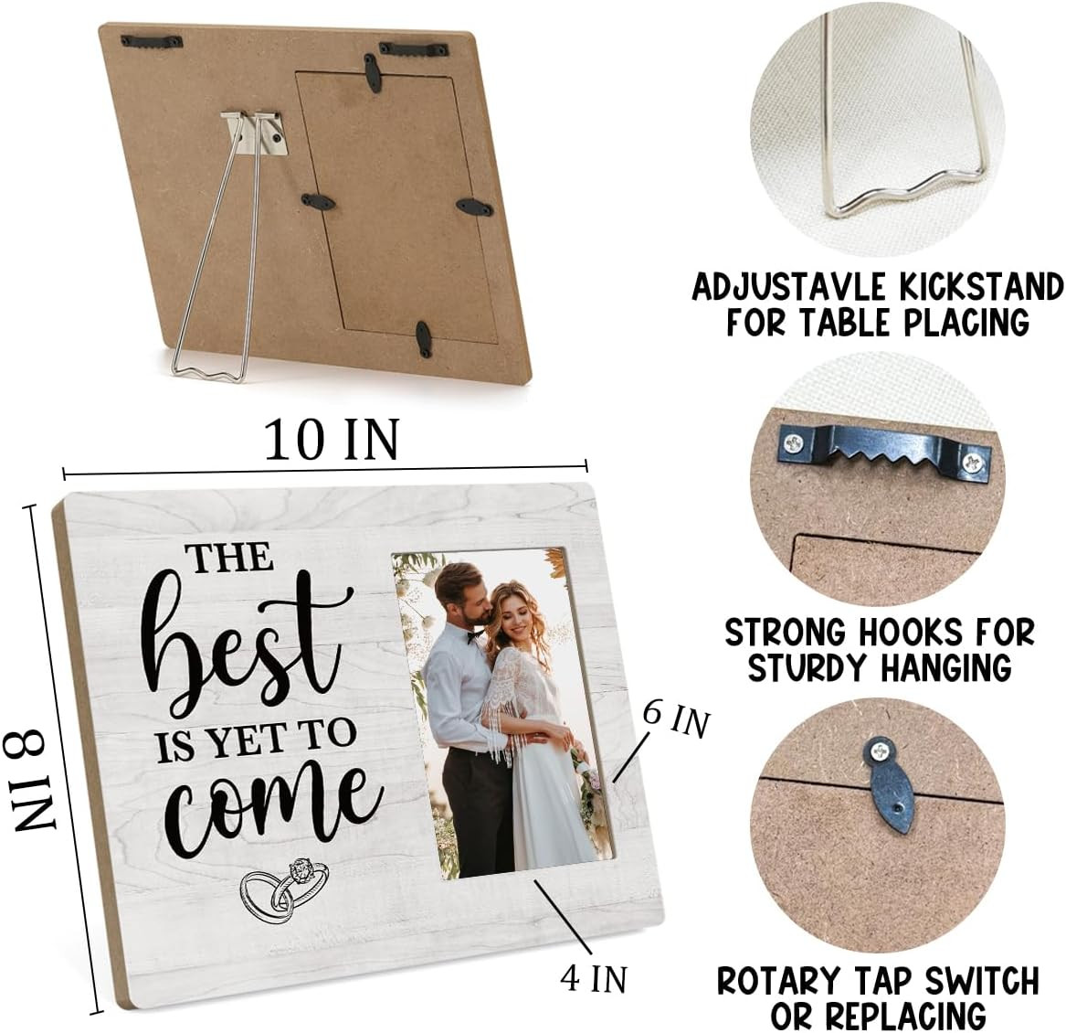 Engagement Gifts for Couples, Engagement Gifts for Women, Happy Engaged Picture
