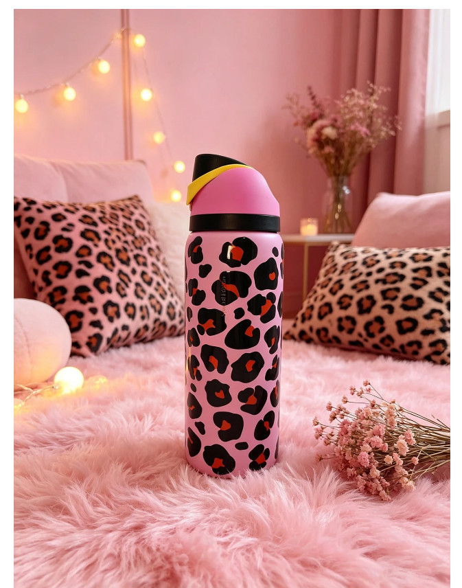 Owala 32oz FreeSip Stainless Steel Water Bottle – Jungle Stroll -2026 Gift