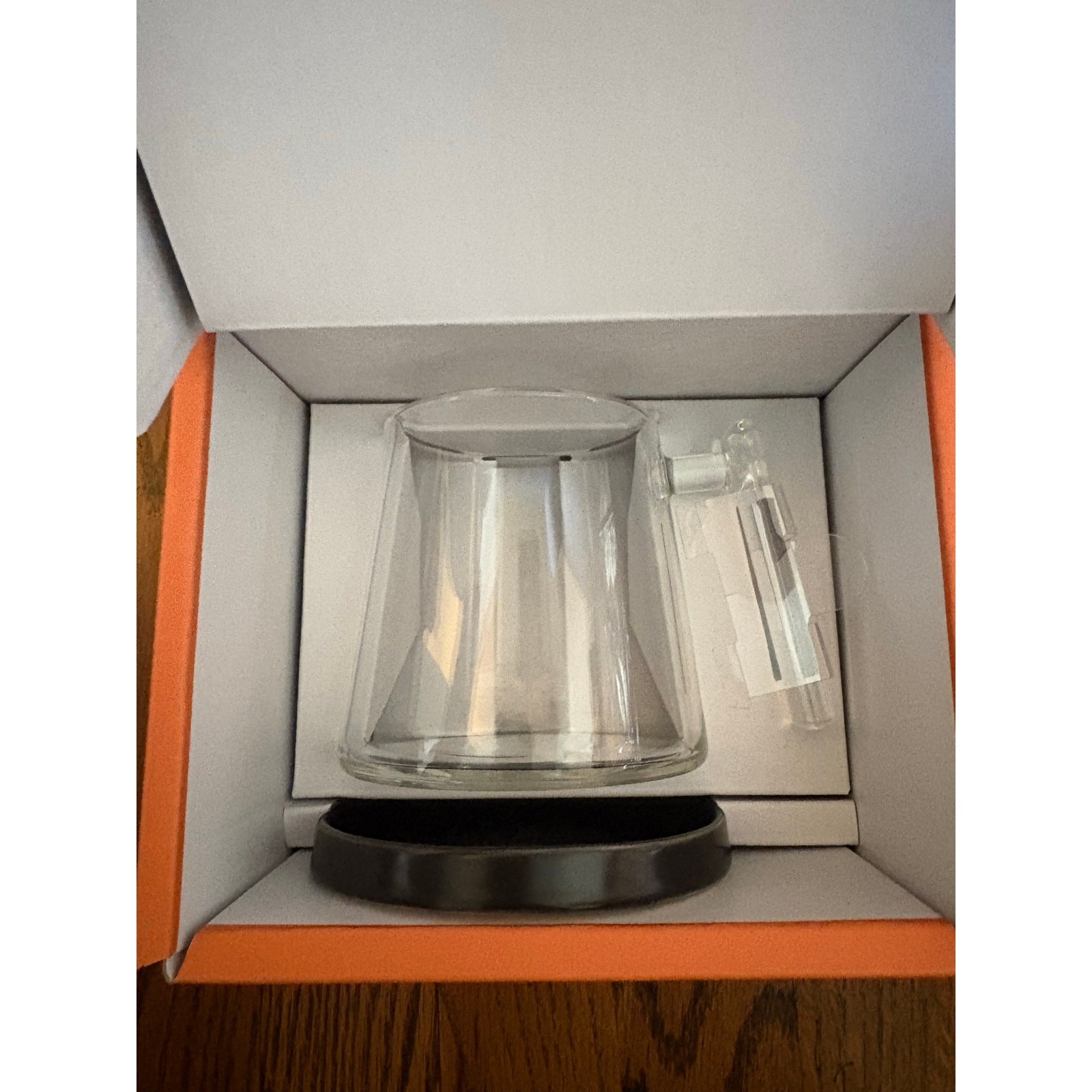 PURE OVER signature glass mug NEW