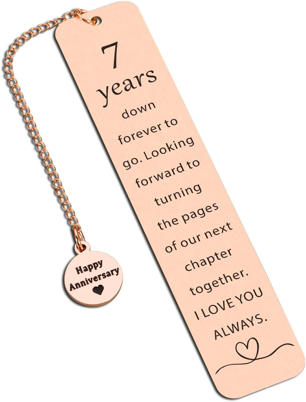7 Year Anniversary Copper Gifts for Him/Her, 7Th Wedding Anniversary for Wife…