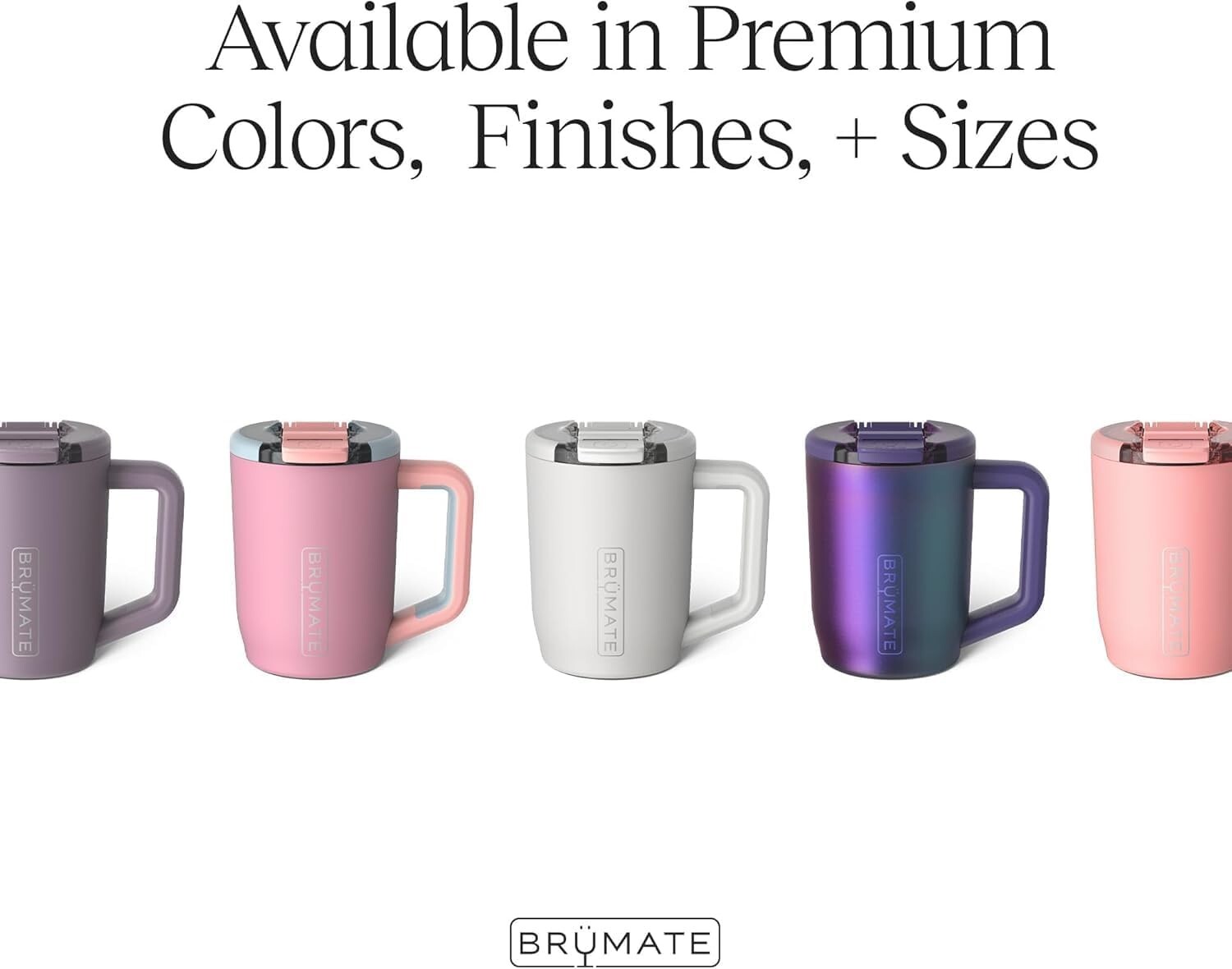 BRUMATE MUV 15OZ INSULATED COFFEE OR DRINK TRAVEL MUG WITH HANDLE Hot Or Cold