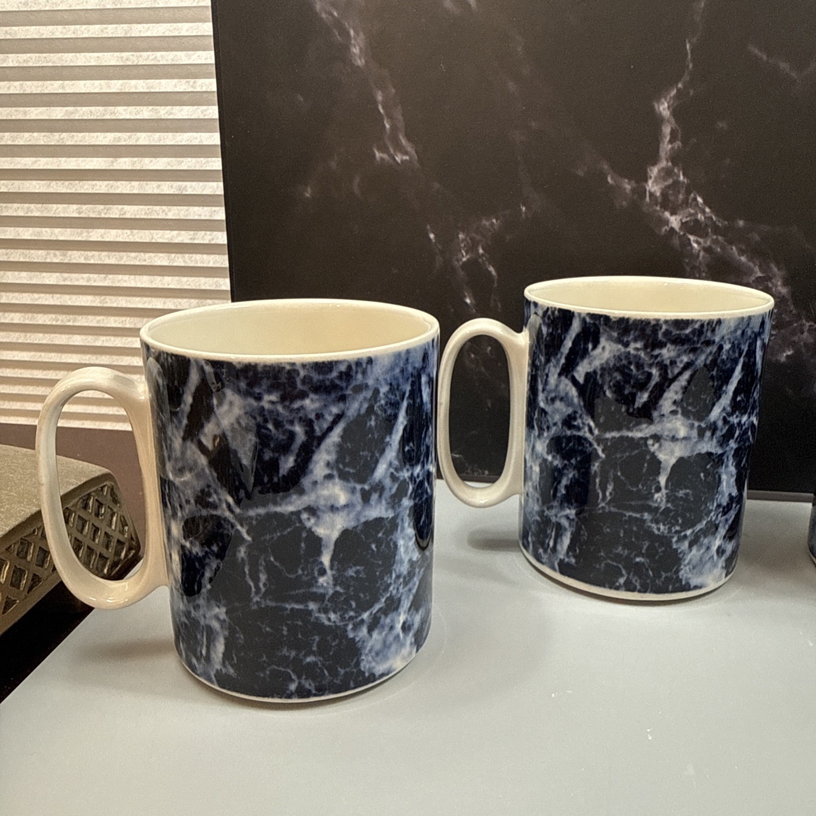 Blue Marble Mugs Villeroy Boch Set of 4 Luxembourg