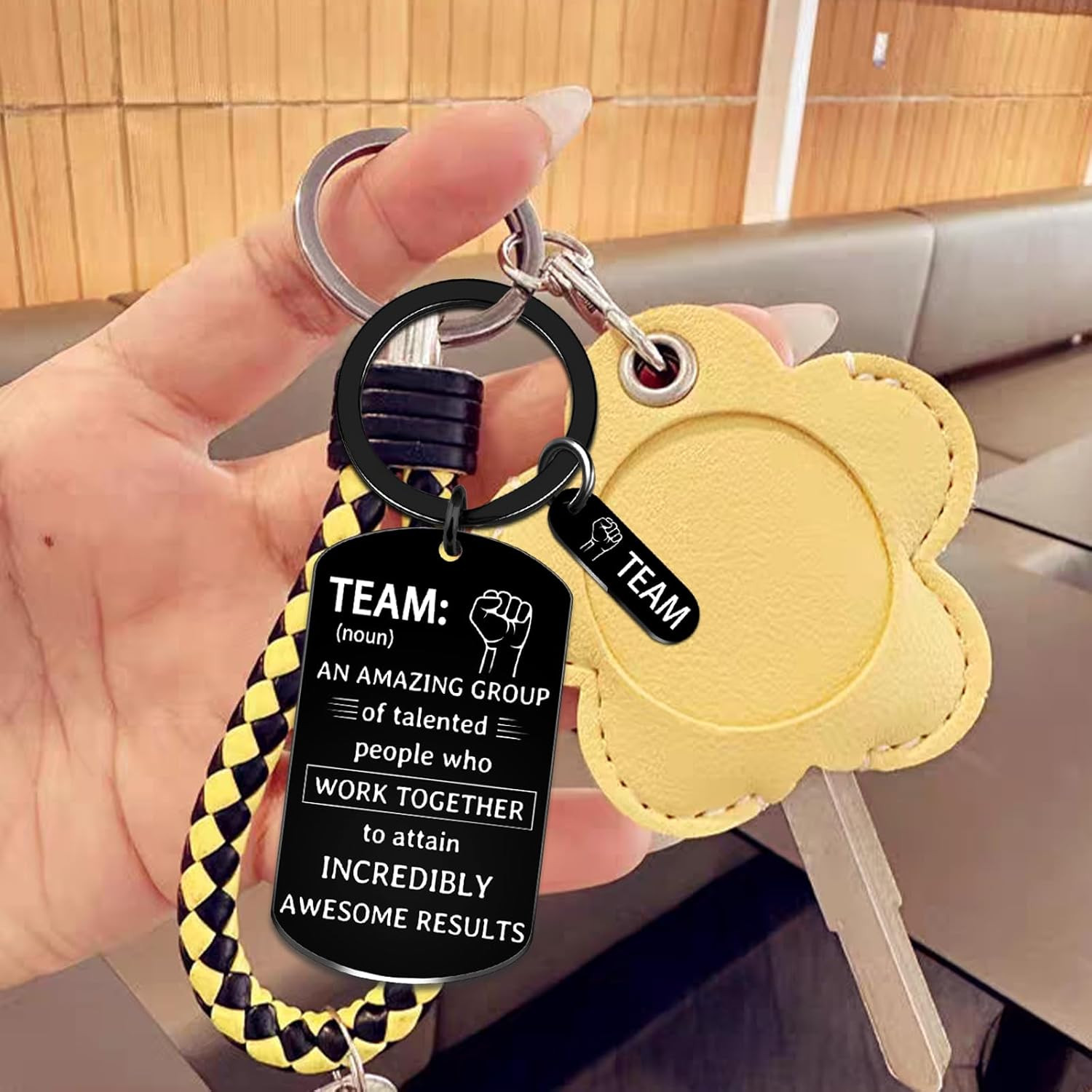 Coworker Stocking Stuffers Team Gift for Coworkers Best Team Ever Keychain Gifts