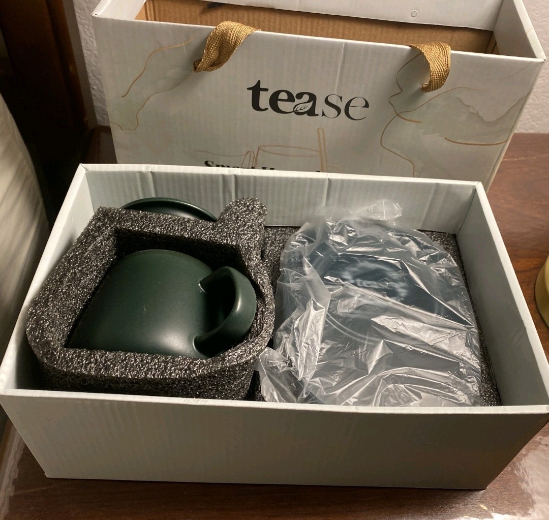 Tease Smart Heated Mug Kit Warming Pad NEW ,Missing Spoon